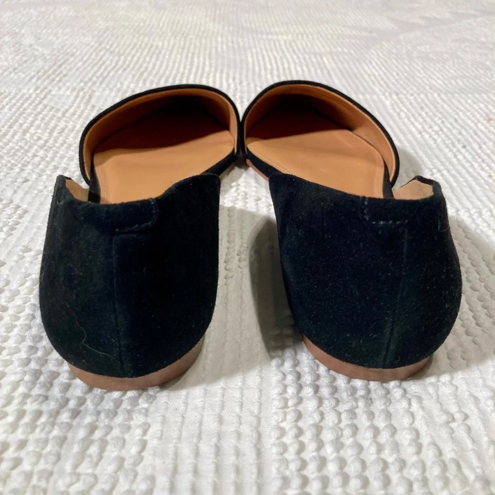 J Crew D’Orsay Black Flats - Picture 2 of 3